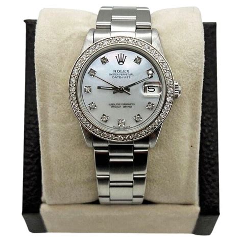 pre owned ladies rolex stainless steel 31mm|rolex datejust 31mm diamond bezel.